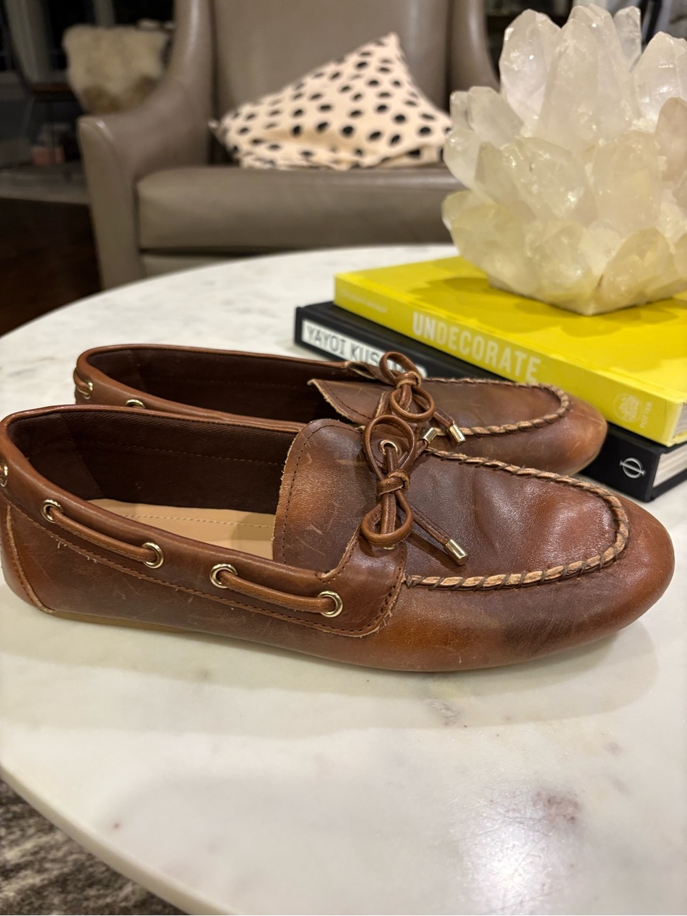 H&M Leather Boat Shoes